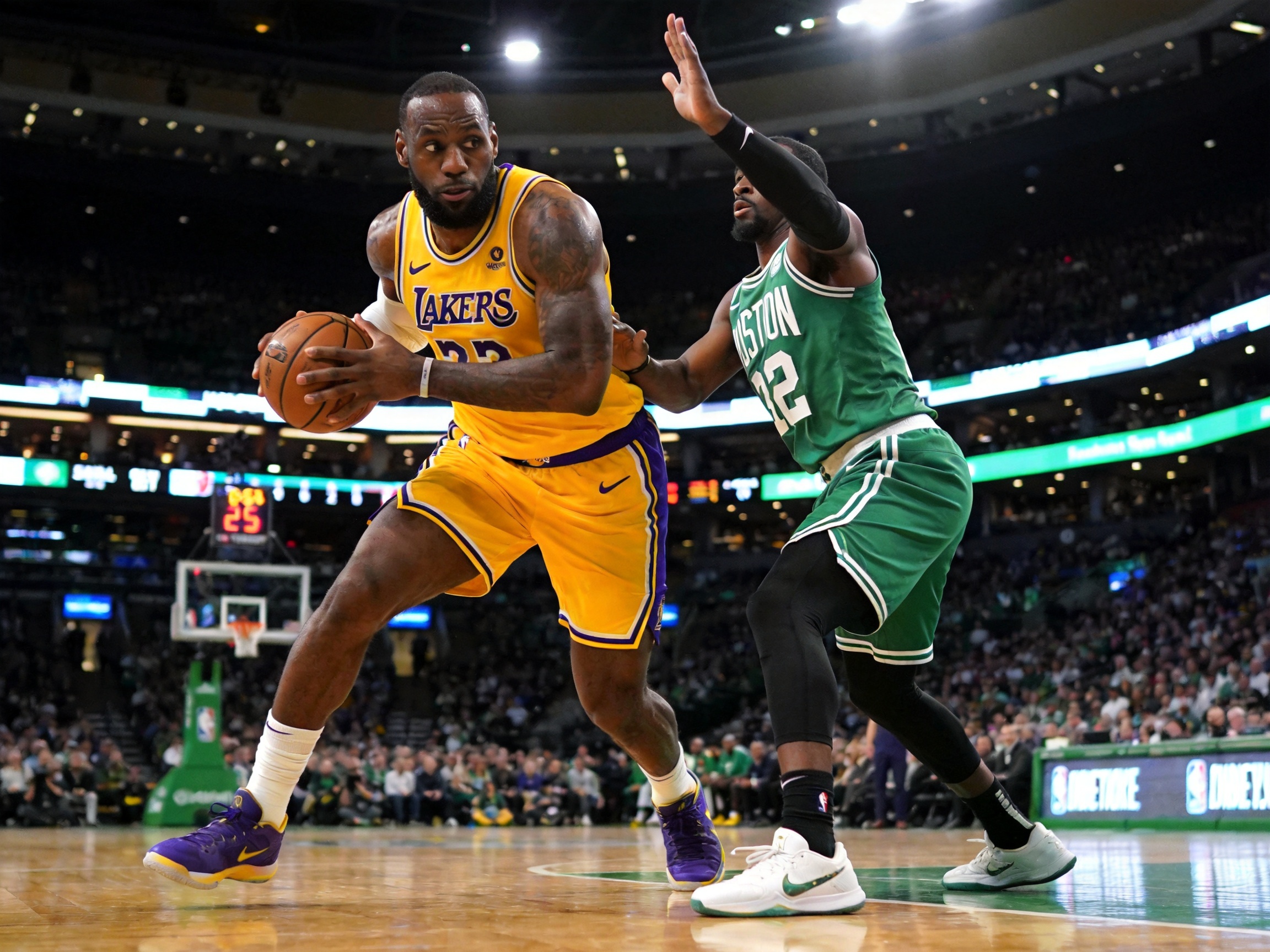 CA888亚洲城NBA战报：湖人加时胜凯尔特人，詹姆斯准三双